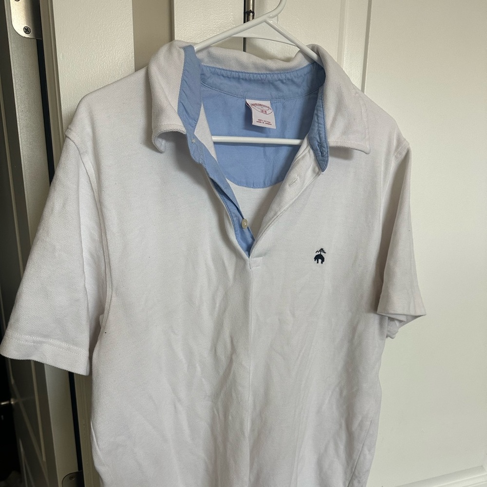 Brooks Brothers 100% Cotton Polo- Large